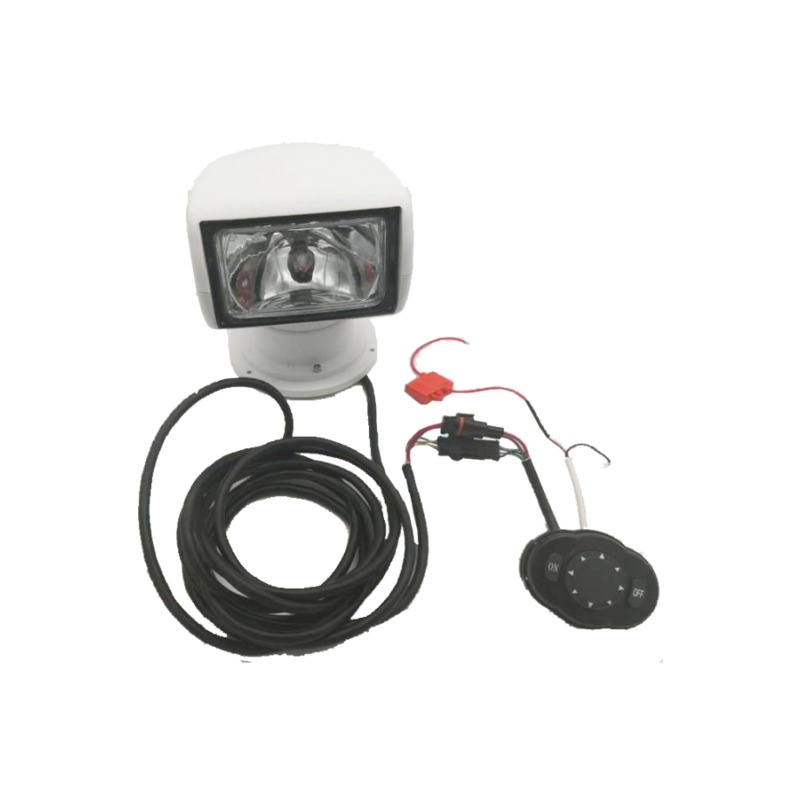 Farol de busca life c/ controle 100W branco 180X180X210MM | Campomar ...